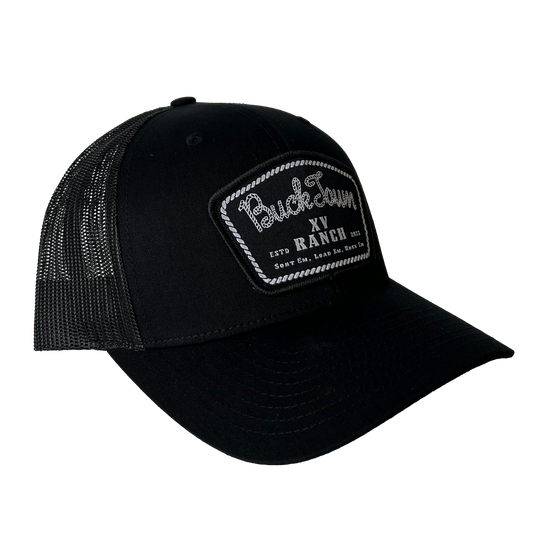 Black Bucktown Patch Meshback Cap