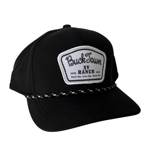 White Bucktown Patch Cap